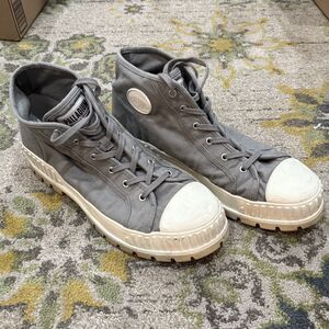 Palladium Pallashock Mid OG Granite Gray Mens Size 14 Boots 76681 070